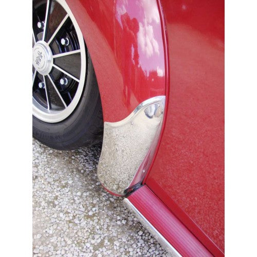 Beetle swedish gravel guards. Tall stainless steel