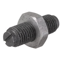 Valve adjusting screw and nut