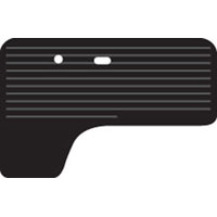 Type 2 Door panels front pair 1968 to 79. Black vinyl