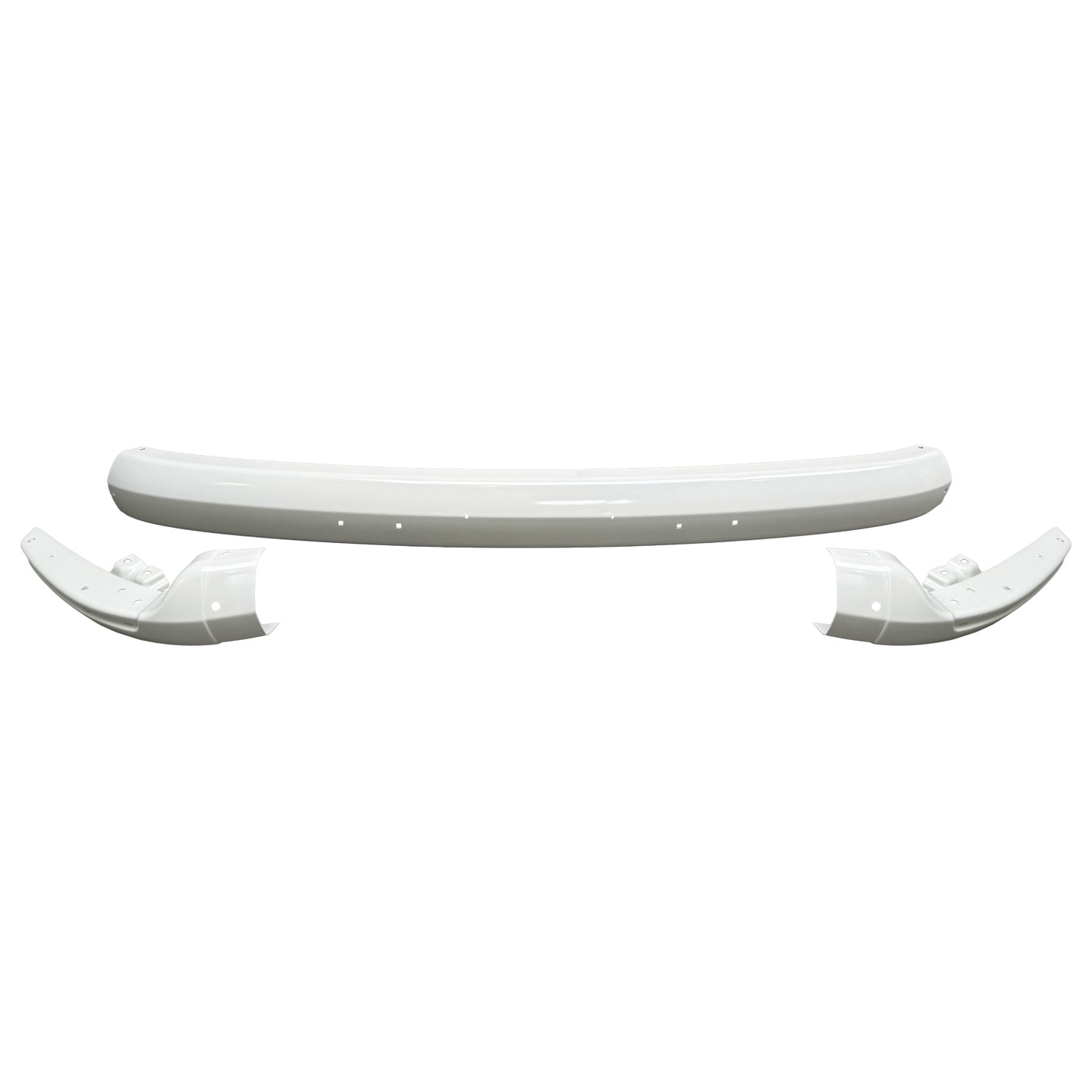 Bumper front 3-pieces (white)