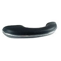 Door grab handle Left in Black, T1 Beetle & Ghia 55-67