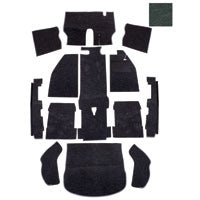 Carpet Set, T1 73-79, RHD, Black Needle punch Tufted