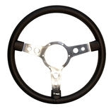 Mountney Traditional Steering Wheel, 15'' Black Vinyl