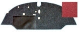 Cab Floor Carpet for Left Hand Drive Red
