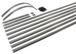Deluxe 13 Piece Trim Set Aluminium for Left Hand Drive > T2 Bay 1972-1979