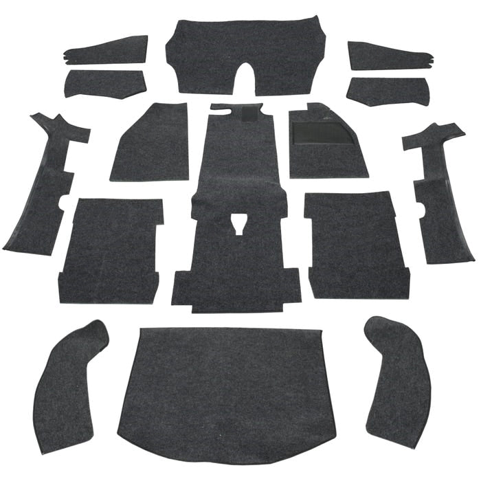Carpet Set for Right Hand Drive Charcoal