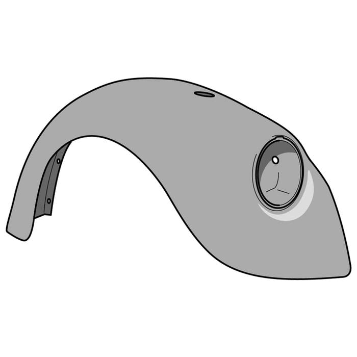 Wing Front Right 1200cc: Beetle 1973-1973