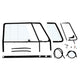 Door window frame complete kit right