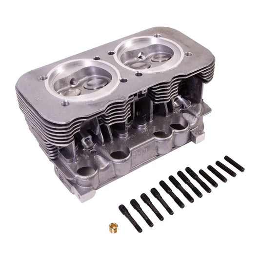 Cylinder Head 1700cc 39.3x33mm Valves with EGR Hole Complete: T2 Bay (1972-1973)