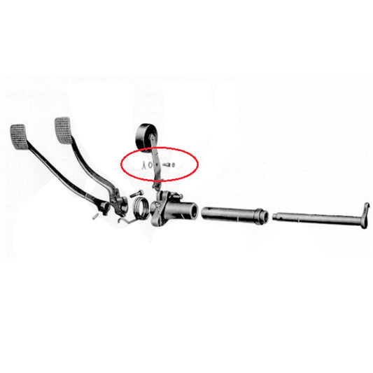 Mounting kit accelerator cable to pedal Beetle -07/57 Karmann Ghia -07/57