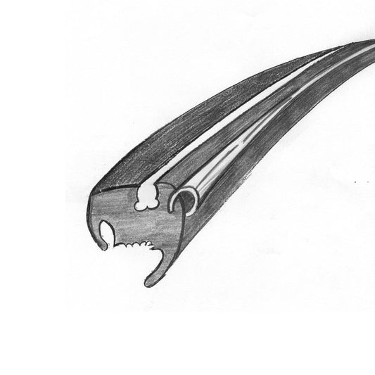 Rear window seal 'Deluxe' (plastic trim) Beetle 08/71-01/78 sedan