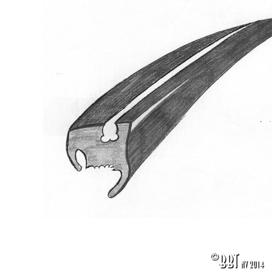 Window seal kit, standard Beetle 08/57-07/64 sedan