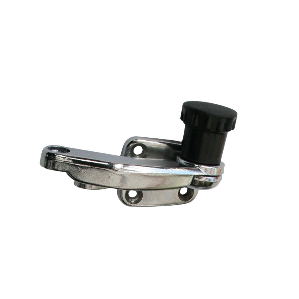 Pop-out window latch, black, right