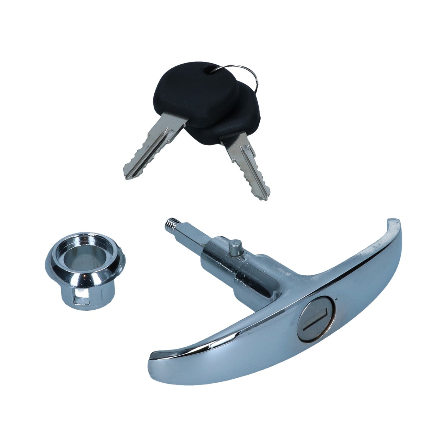Rear hatch lock w/keys - Chrome