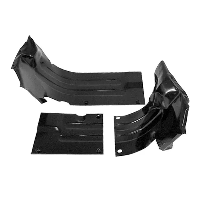 Lower Tinware Set, 1300-1600cc, Black: Beetle (1961-1979), T2 Bay (1968-1979), T2 Split Bus (1961-1967)