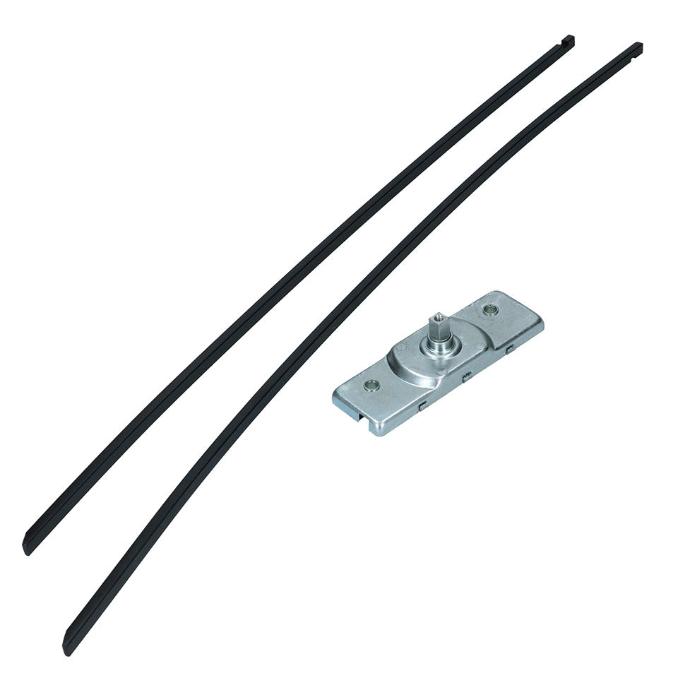 Cargo door lock mechanism with locking rods right rear /left front