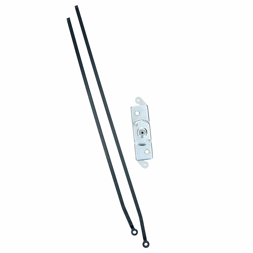 Cargo door lock mechanism with locking rods right rear /left front