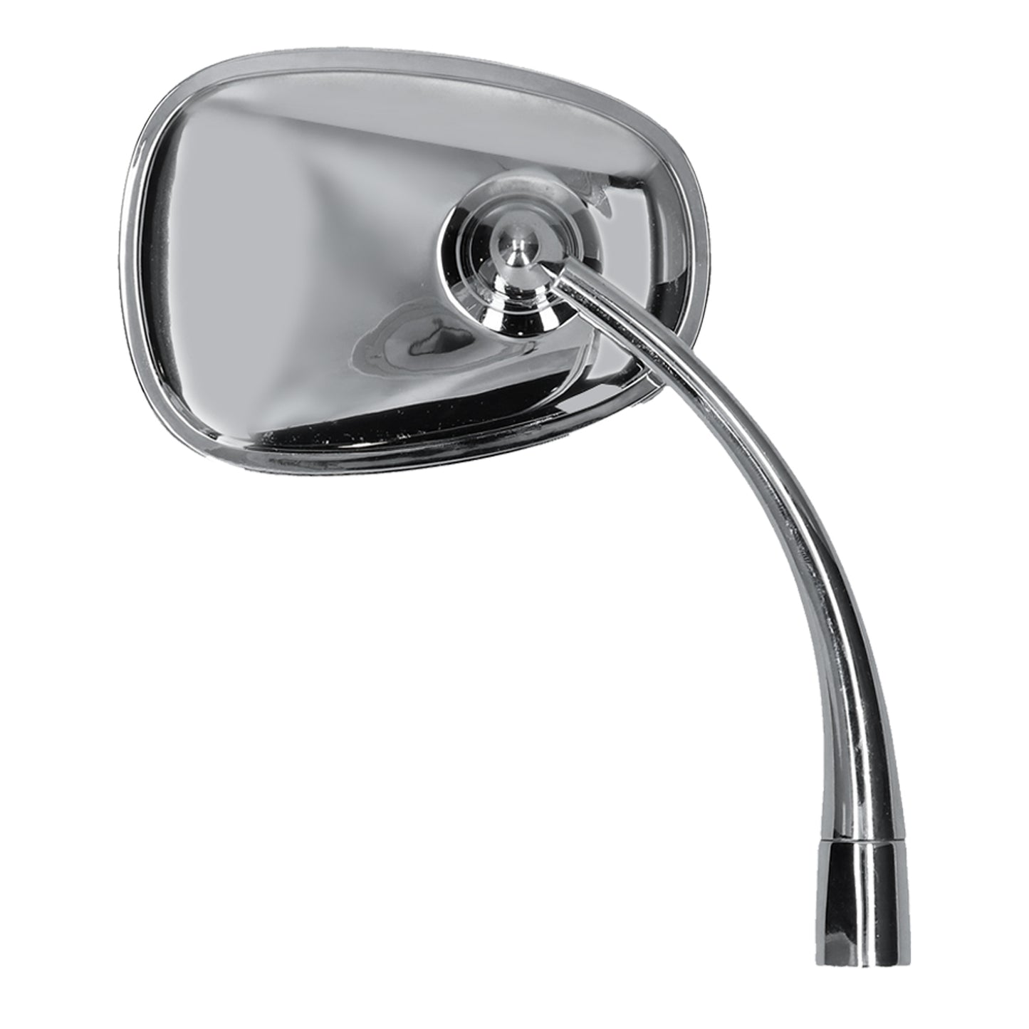 Mirror oval, right, short arm