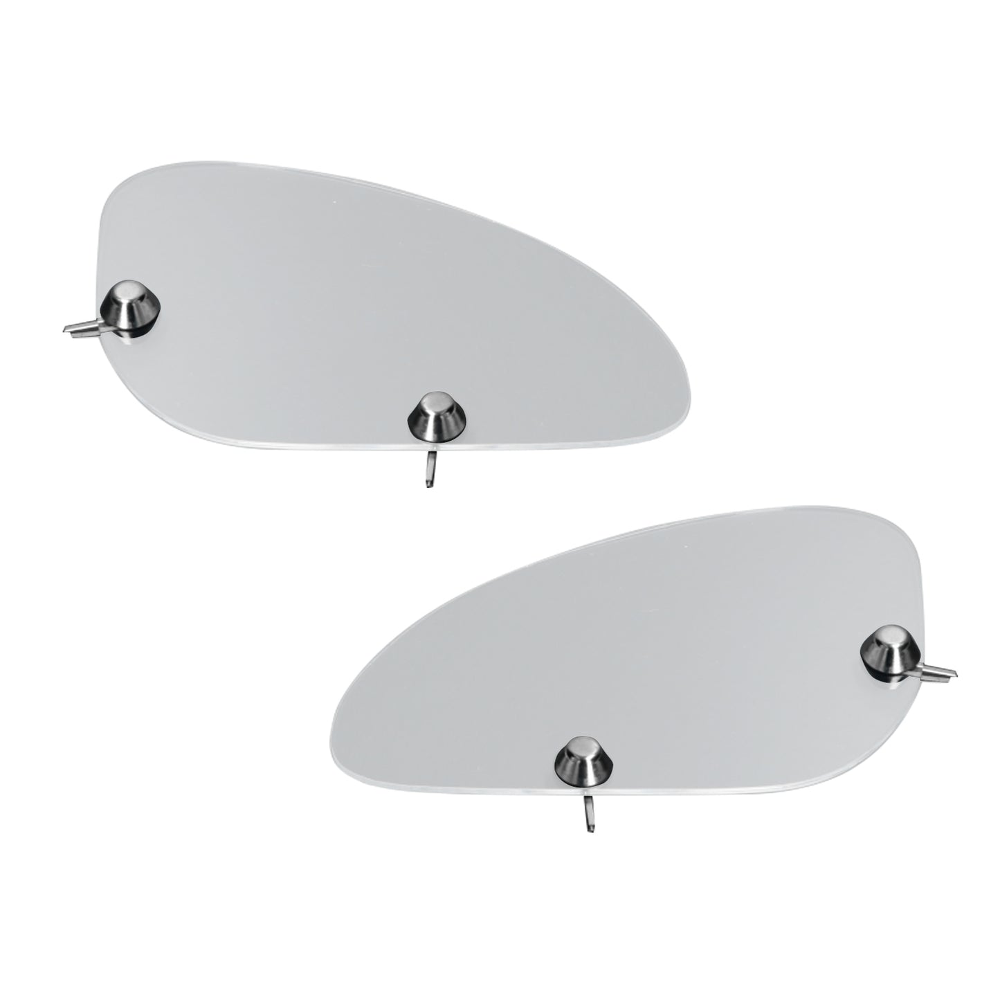 Wind deflector front window, inside