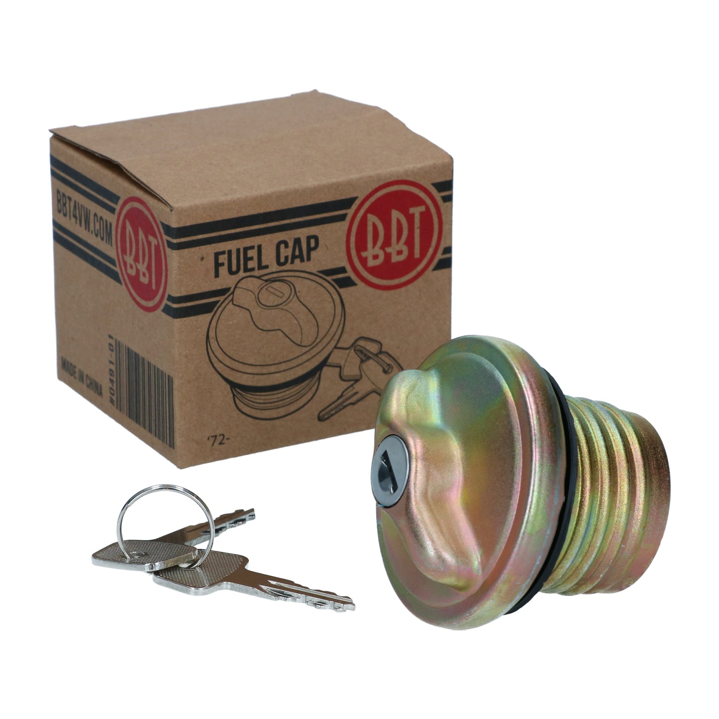 Fuel cap with keys, Screw fitment