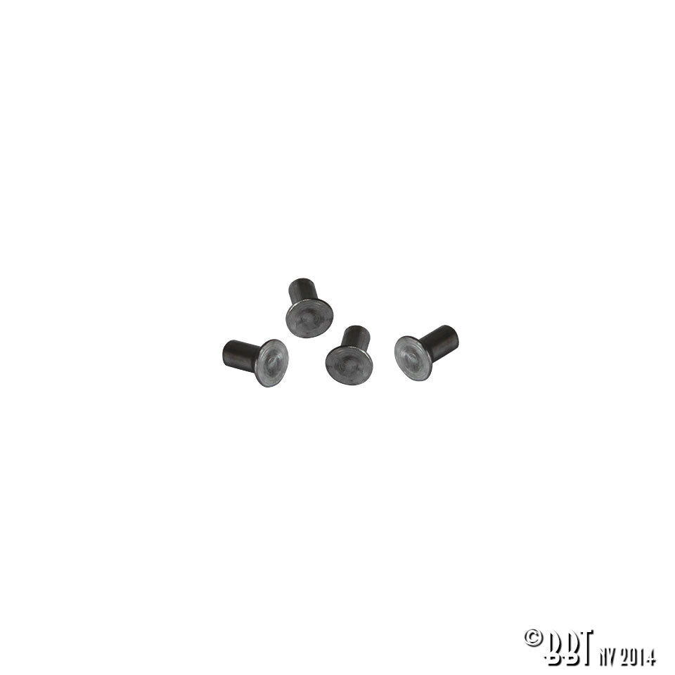 Rivet, for mounting Vent wing locks, for Convertibles, 4 pieces