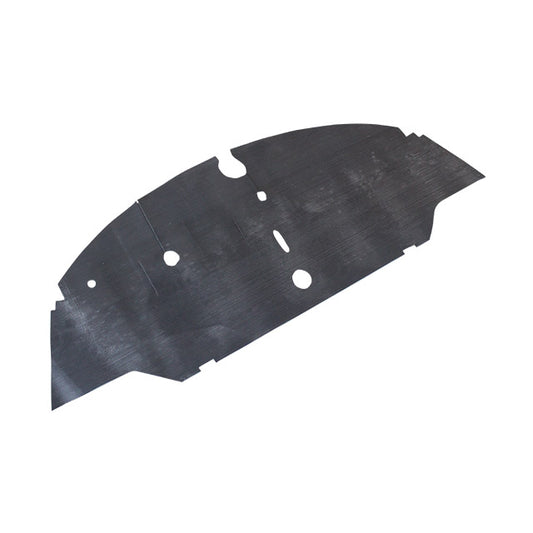 Front rubber floor mat (black)