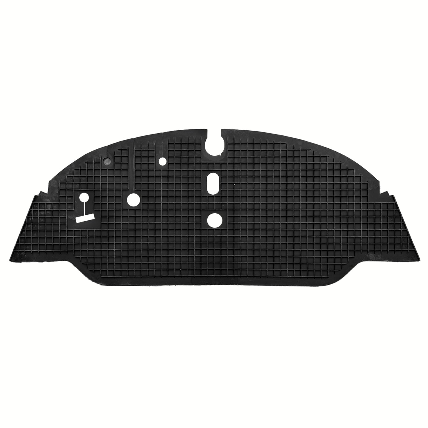 Front rubber floor mat RHD (black)