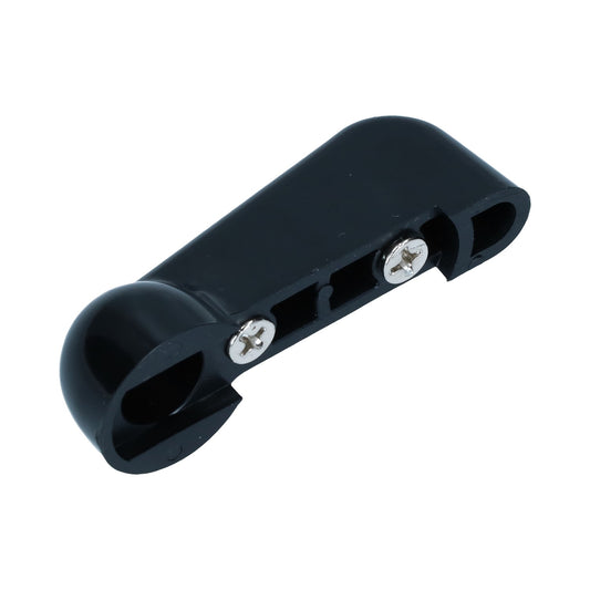 Knob fresh air box inlet flap - black Bus 03/55-07/67