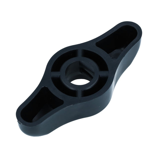 Knob fresh air box distributor flap - black Bus 03/55-07/67