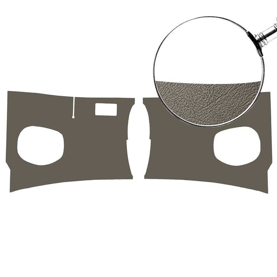 Kick panels, grey, as pair
