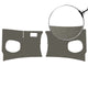 Kick panels, grey, as pair