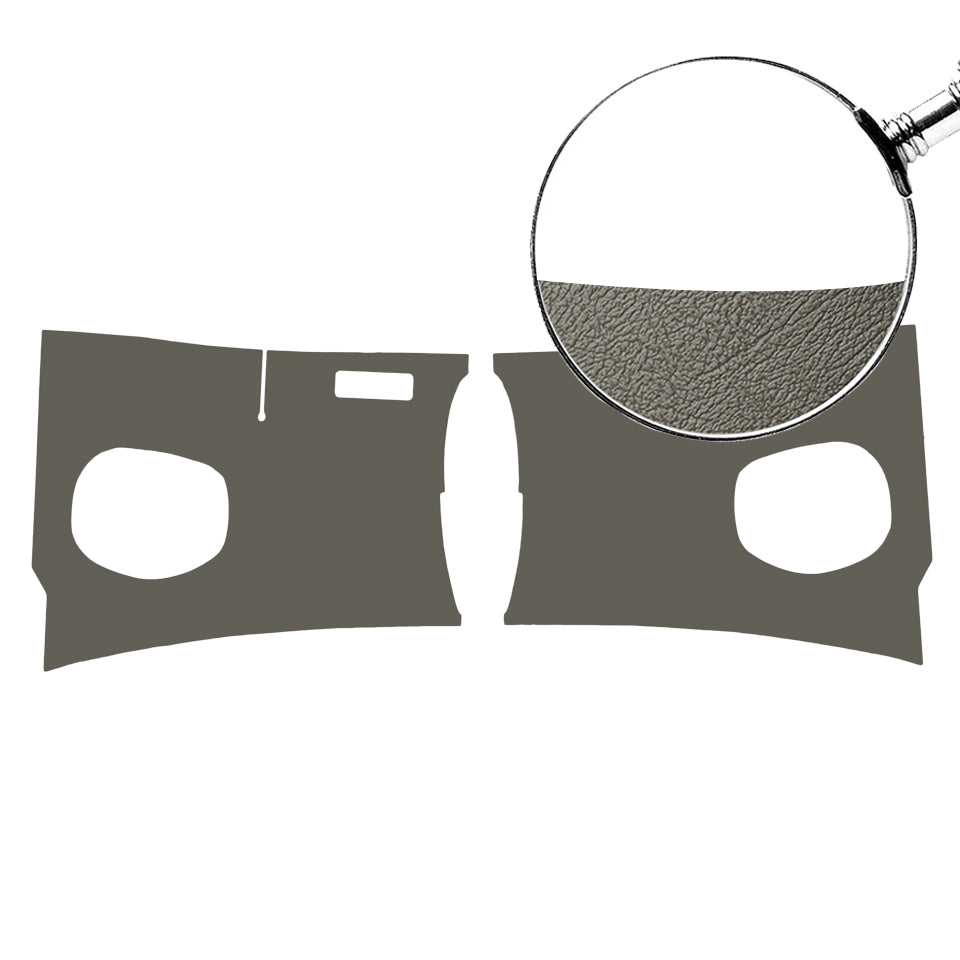 Kick panels, grey, as pair