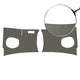 Kick panels, grey, as pair