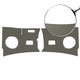 Kick panels, grey, as pair