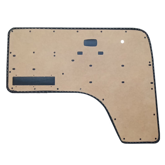 Door panels front, black, z-lines Bus 08/67-07/79