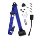 Universal seat belt - blue, e-marked