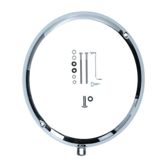 Headlight rim, screws at 20:10