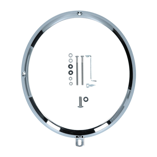 Headlight rim, screws at 9:00