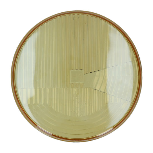 Headlight lense H4 yellow - LHD