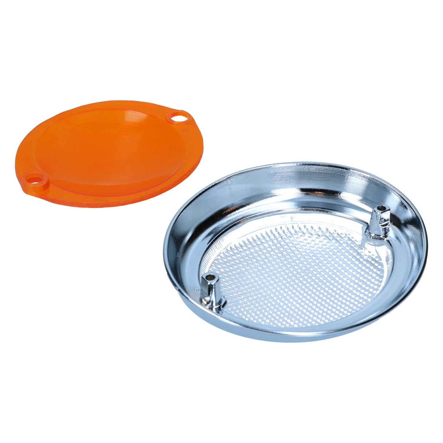 Turnsignal lens, left, clear/orange with E-marking