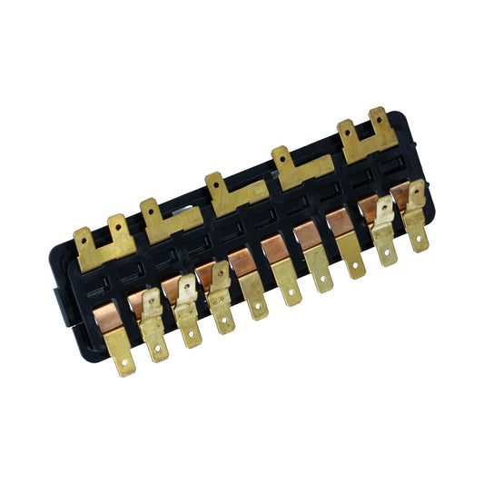 Fuse box, 10 fuses Beetle, Karmann Ghia 08/66-04/71