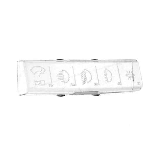 Fuse box cover, 10 fuses Beetle, Karmann Ghia 08/66-04/71 Bus -08/66 Type 3 -07/65