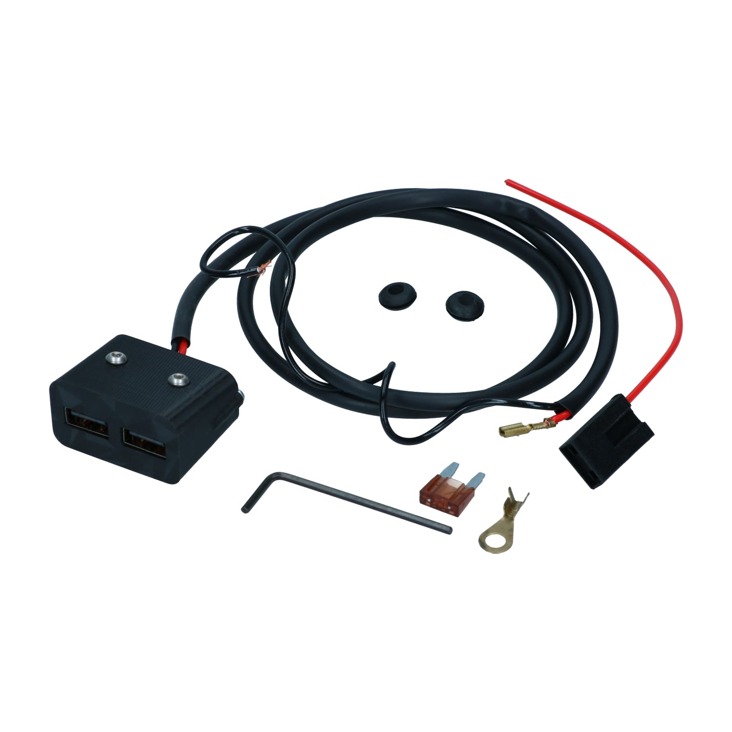 USB charger for ashtray, 6/12 Volt