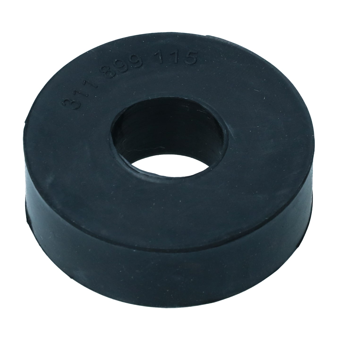 Rubber between front axle and body, upper