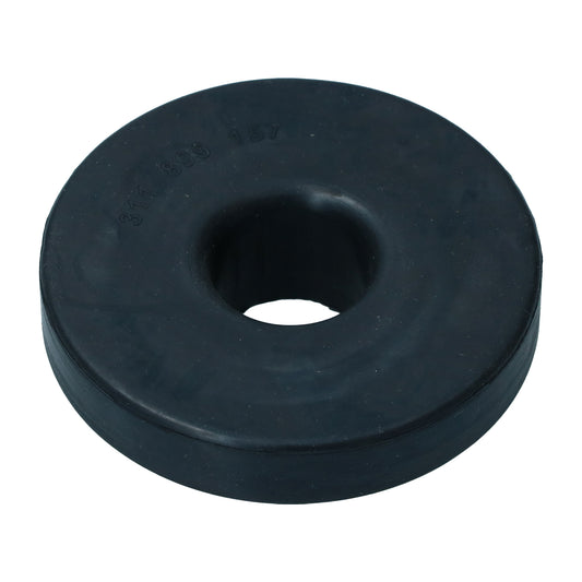 Rubber between rear axle ,  body, upper