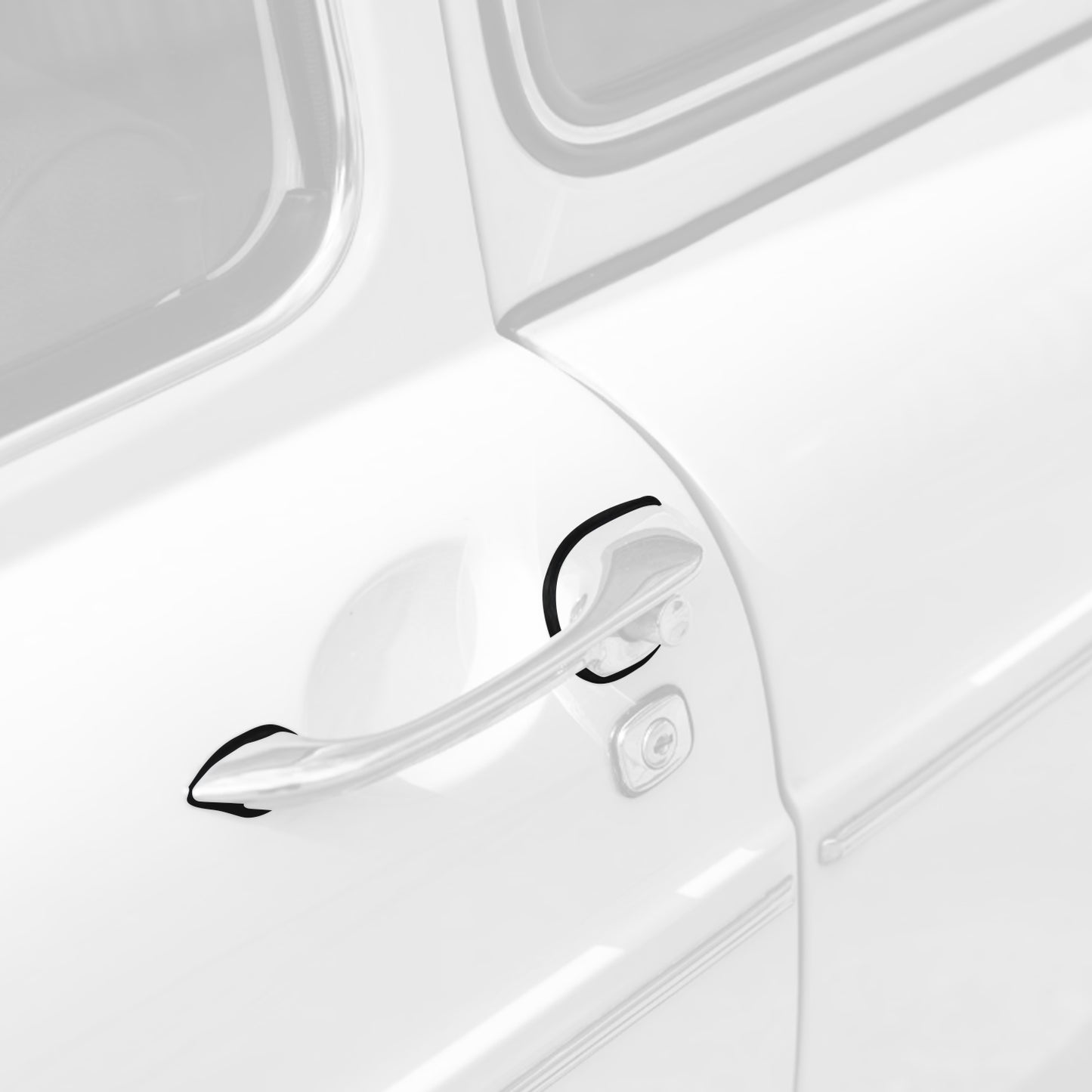 Seal door handle, left+right