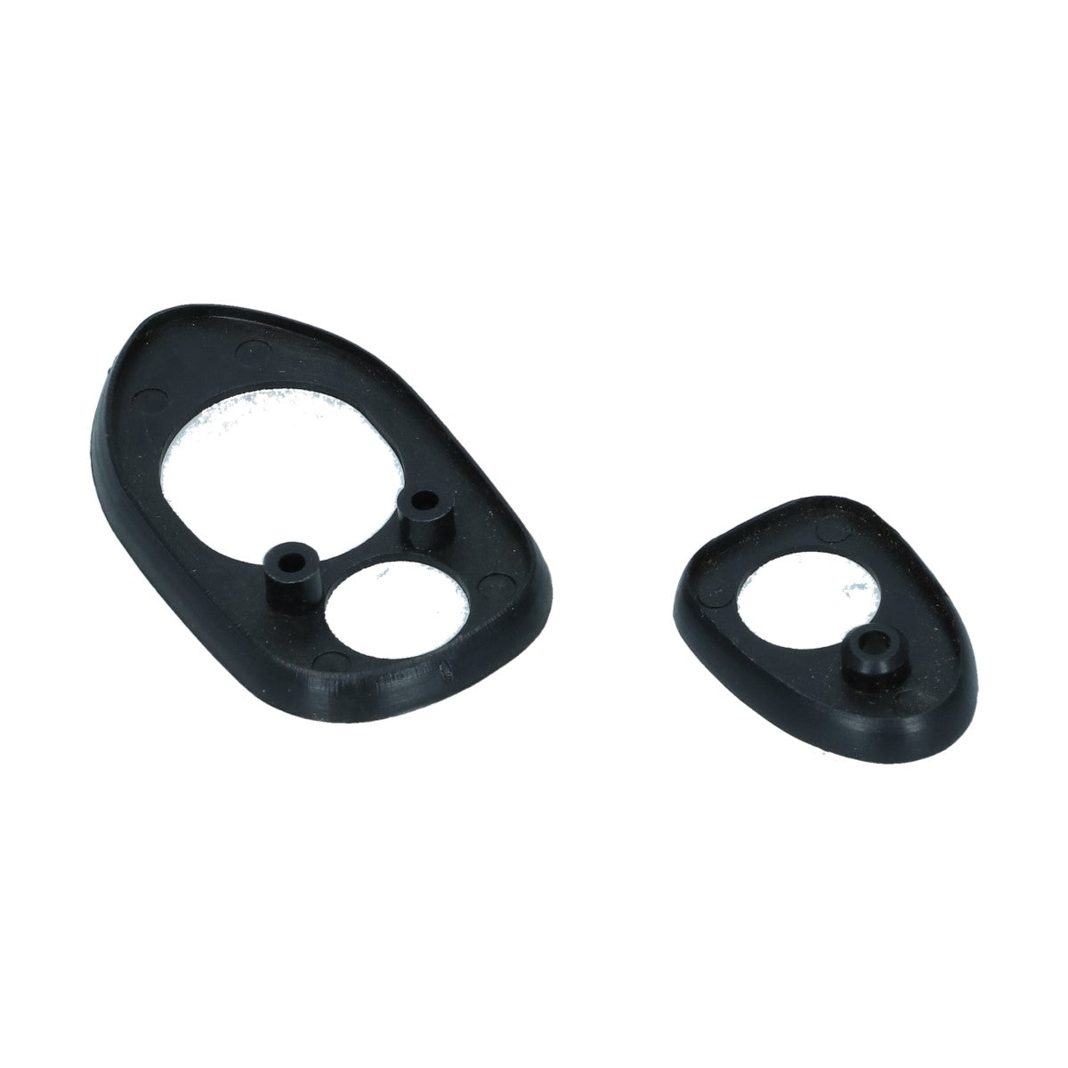 Seal front hood handle , top and bottom, black