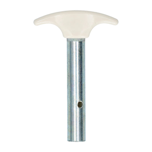 Heater handle white Beetle 04/50-09/52