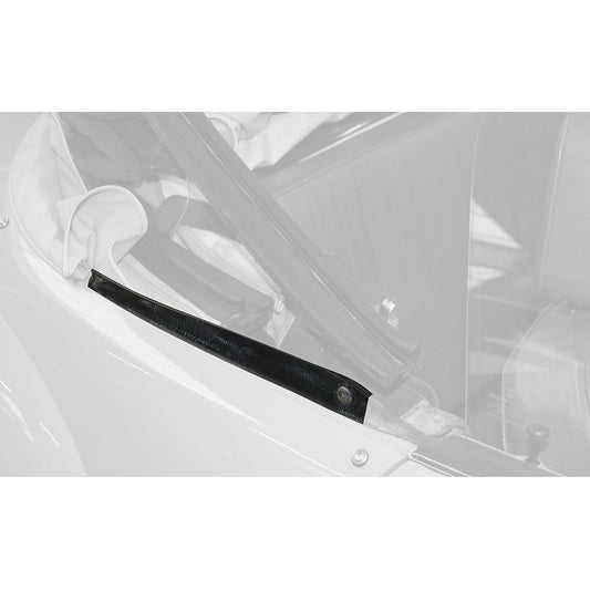 Protective cover under convertible top, behind B-pillar - convertible (pair) Karmann Ghia