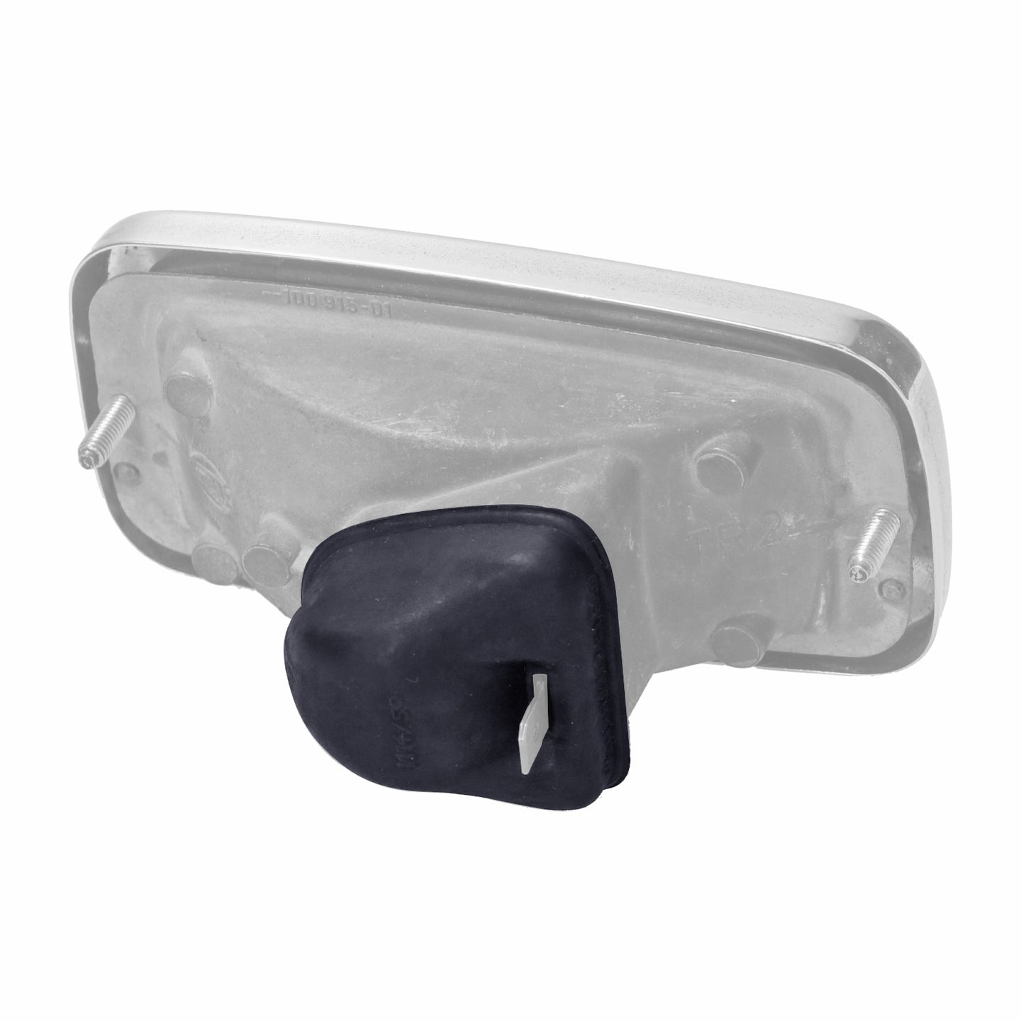 Rubber bulb holder rear light, 1 connection